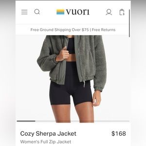 Vuori Cozy Sherpa Jacket, XS